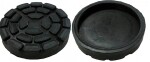 rubber pad for car lift round 132/123mm, height 24mm italmatic