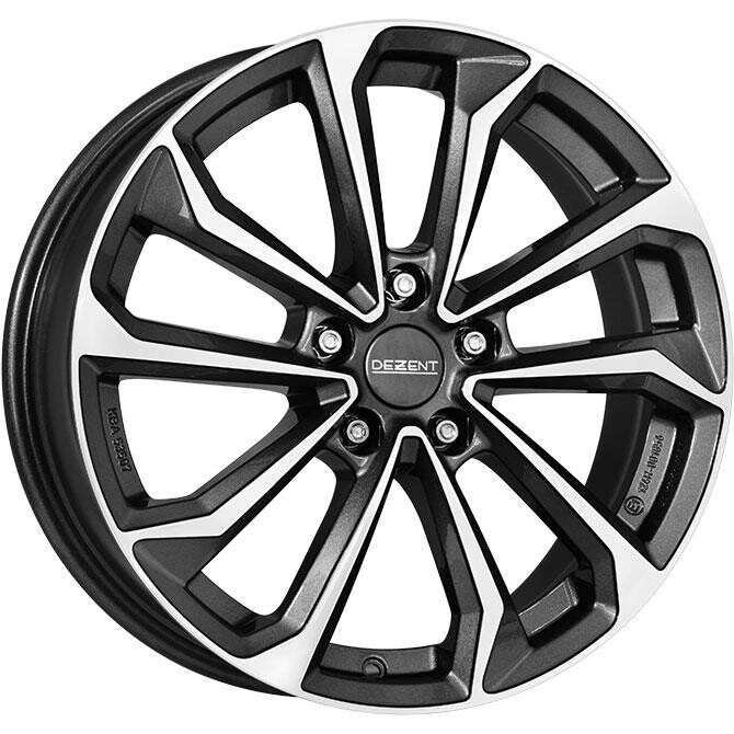 Alloy Wheel Dezent KS dark Gunmetal/polished 7x17" 5x114.3 ET48 middle hole 67.1