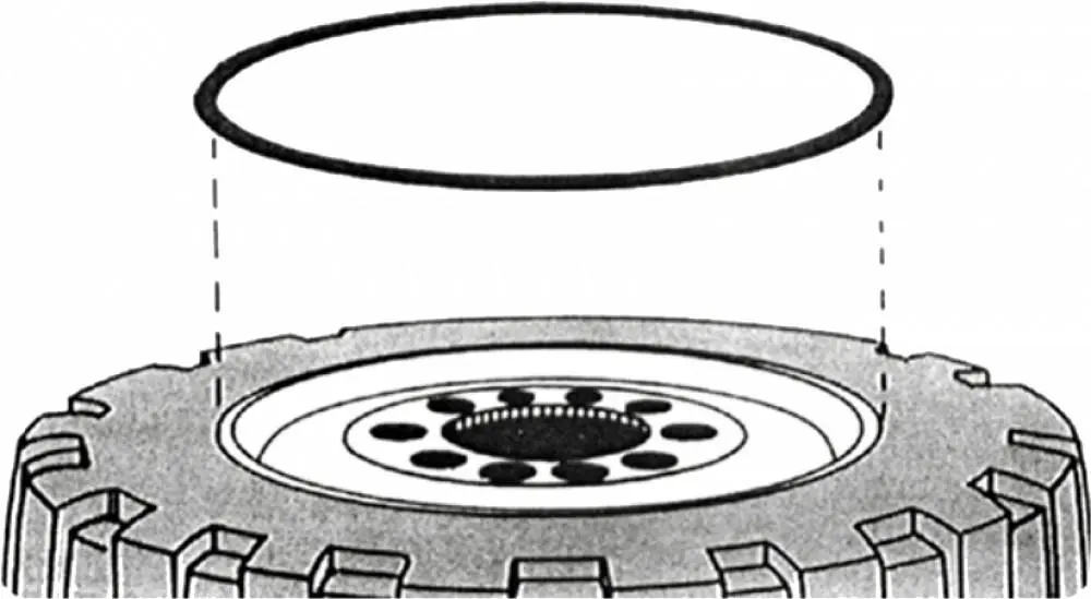 Уплотни́тельное кольцо́ круглого сечения 25" 7.9mm (3/16") halor-25-tms. 1шт