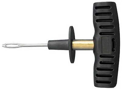 with eye Probe Awl safety seal. 13 cm. plastic t-handle