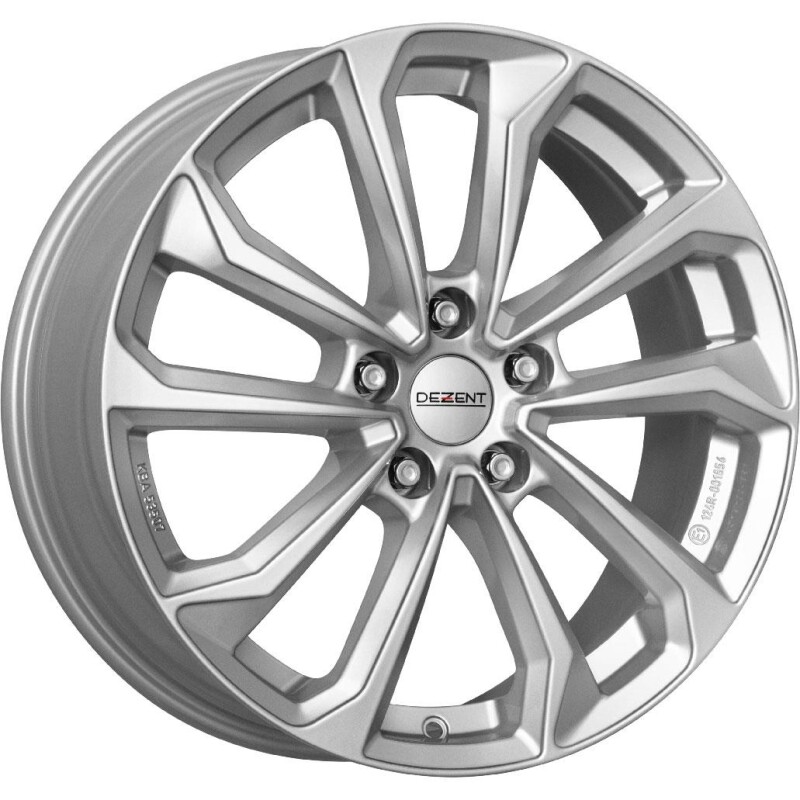 Литой диск Dezent KS Silver 7.5x19" 5x114.3 ET50 центральное отверстие 67.1