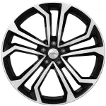 Alloy Wheel Dezent TA dark Black/polished 7.5x19" 5x114.3 ET50 middle hole 67.1