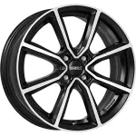 Alloy Wheel Dezent TN dark Black/polished 6x16" 4x100 ET50 middle hole 54.1
