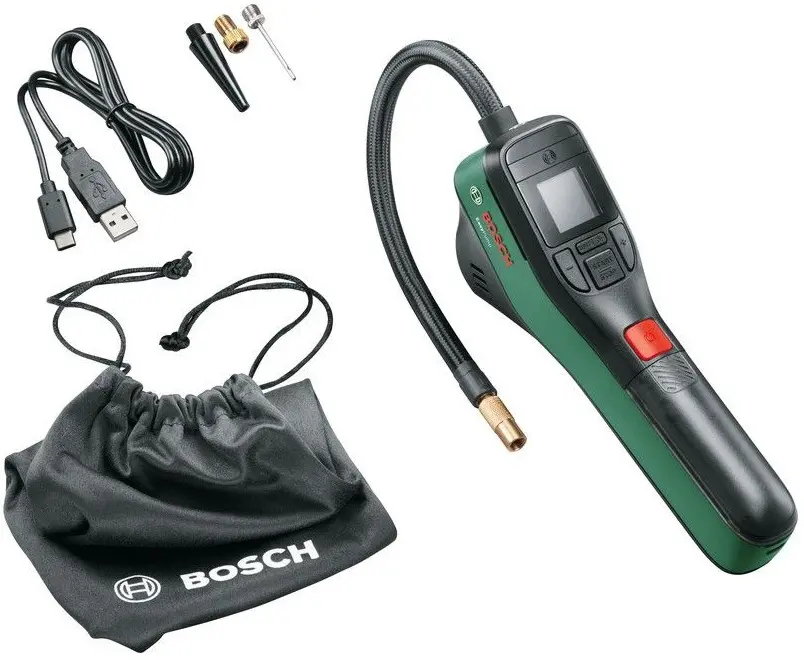 Akuga suruõhupump Bosch EasyPump, 3,6V, 10bar