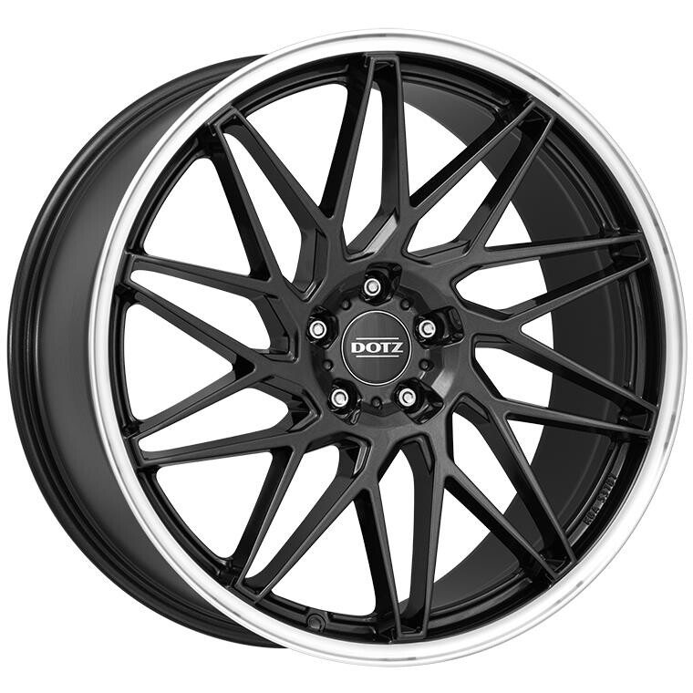 Литой диск Dotz Tanaka dark Gunmetal/polished lip 9x21" 5x112 ET28 центральное отверстие 70.1