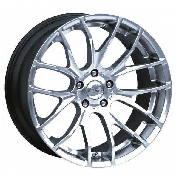 Литой диск Breyton Race GTS Hyper Silver 9.5x19" 5x120 ET35 центральное отверстие 72.6