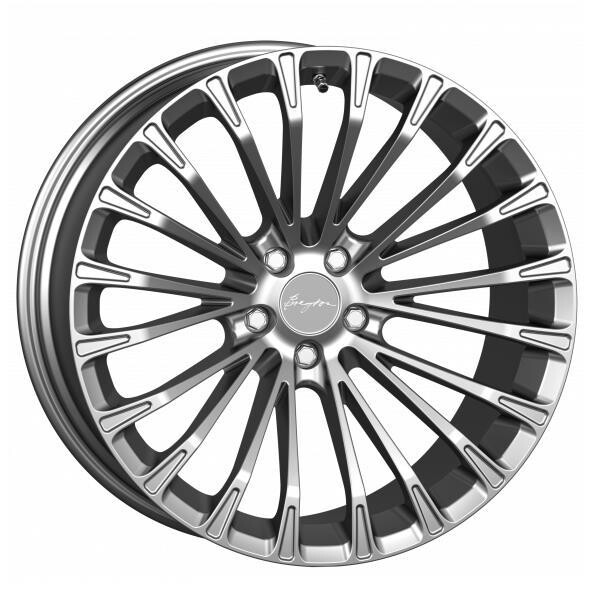 Литой диск Breyton Race LS 2 Crystal Silver 9.5x20" 5x120 ET46 центральное отверстие 72.6