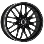 Alloy Wheel MAK Arrow-D Gloss Black Mirror Ring 9.5x20" 5x112 ET43 middle hole 66.6