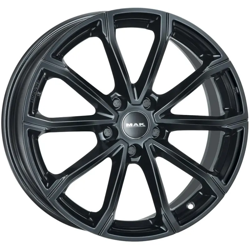 Литой диск MAK Davinci Gloss черный 6.5x17" 5x114.3 ET40 центральное отверстие 60.1