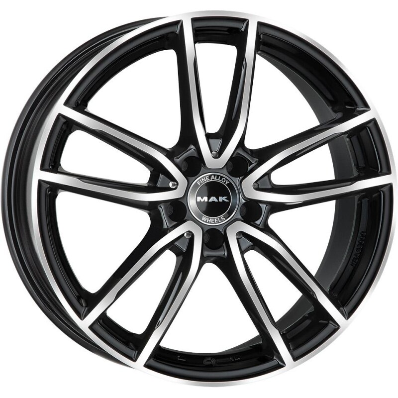 Литой диск MAK Evo черный зеркало 9x21" 5x112 ET45 центральное отверстие 66.6