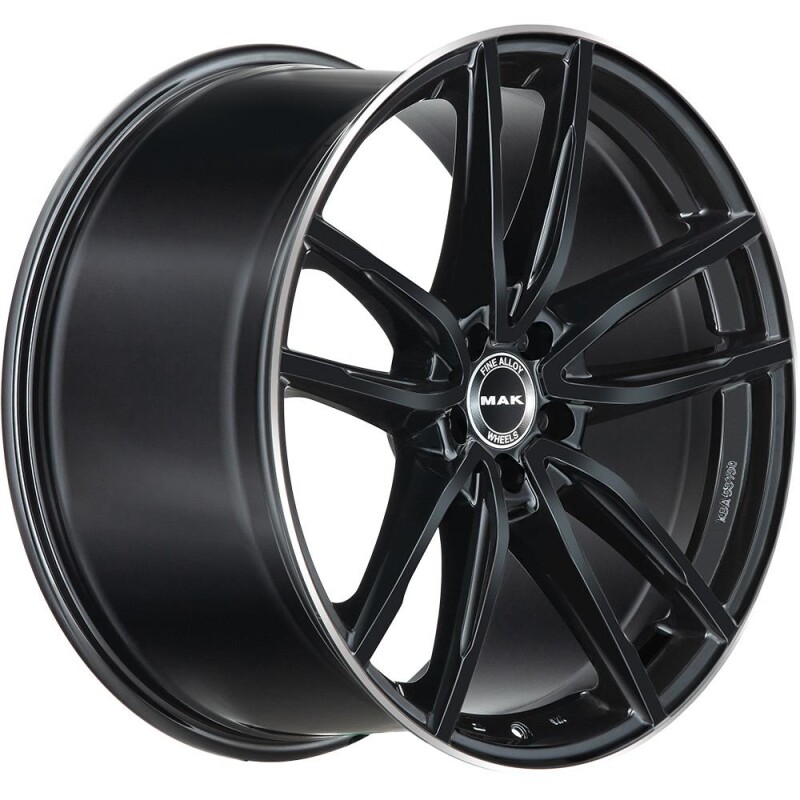 Alloy Wheel MAK Evo-D Gloss Black Mirror Ring 9.5x20" 5x112 ET45 middle hole 66.6