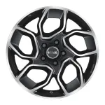 Alloy Wheel MAK Express Black Mirror 7x17" 5x118 ET45 middle hole 71.1