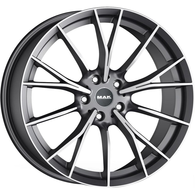 Alloy Wheel MAK Fabrik Gun Met-Mirror Face 8x18" 5x120 ET30 middle hole 72.6