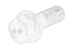Ratta polt (M12x1,5, keerme pikkus: 26mm, pikkus: 50mm, koonus, must) sobib: BMW 1 (E81), 1 (E82), 1 (E87), 1 (E88), 3 (E21), 3 (E30), 3 (E36), 3 (E46), 3 (E90), 3 (E91), 3 (E92) 1.2-5.6 03.72-