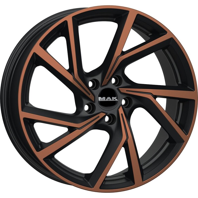 Alloy Wheel MAK Kassel Black & Bronze 7.5x18" 5x112 ET50 middle hole 57.1