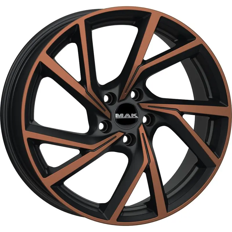 Alloy Wheel MAK Kassel Black & Bronze 8x18" 5x112 ET43 middle hole 57.1
