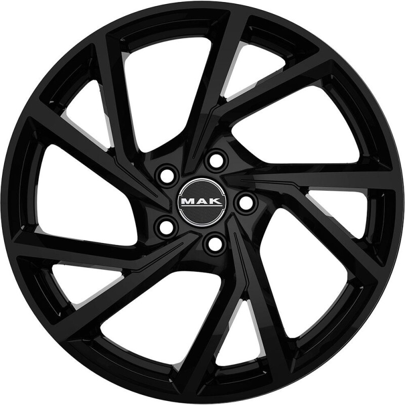 Alloy Wheel MAK Kassel Gloss Black 7.5x18" 5x112 ET42 middle hole 57.1