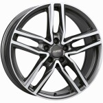 Alloy Wheel Alutec Ikenu Graphite Polished 6.5x16" 5x114.3 ET38 middle hole 70.1