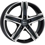 Alloy Wheel MAK King 5 Ice Black 7.5x18" 5x160 ET50 middle hole 65.1