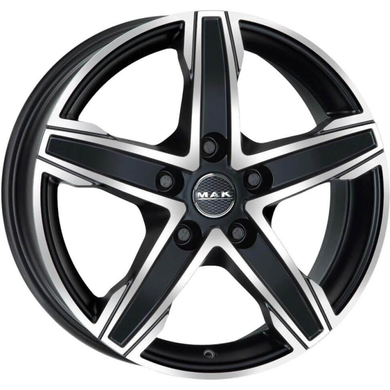 Alloy Wheel MAK King 5 Ice Black 8x18" 5x120 ET50 middle hole 65.1