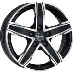 Alloy Wheel MAK King 5 Ice Black 8x18" 5x120 ET50 middle hole 65.1