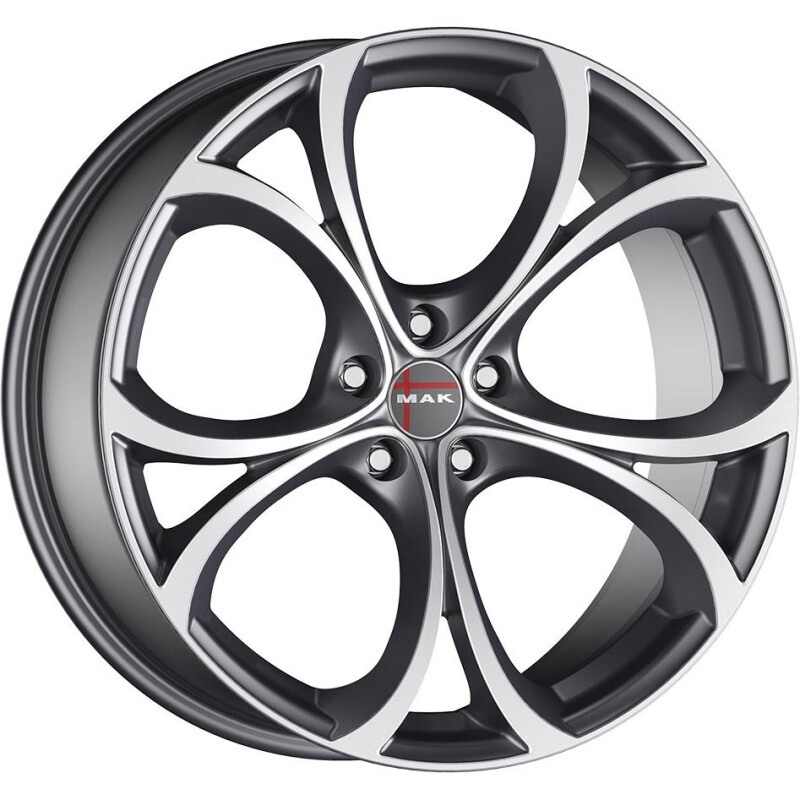Valuvelg MAK Lario Gun Met-peegel Face 7.5x17" 5x110 ET39 Keskava 65.1