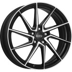 Alloy Wheel Dotz Spa dark Black/polished 7.5x17" 5x100 ET35 middle hole 60.1