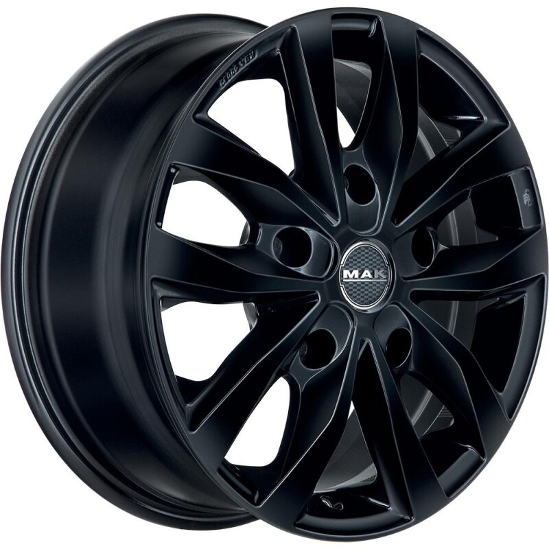 Valuvelg MAK Load 5 Gloss Black 7x17" 5x160 ET55 Keskava 65.1