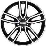 Alloy Wheel Fondmetal Koros Glossy Black Machined 9x19" 5x112 ET44 middle hole 66.6