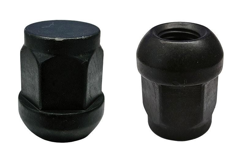 гайка pkm12x1.50/28/19. черный (шар. r12. закрытый. p28. ch19) (hon)