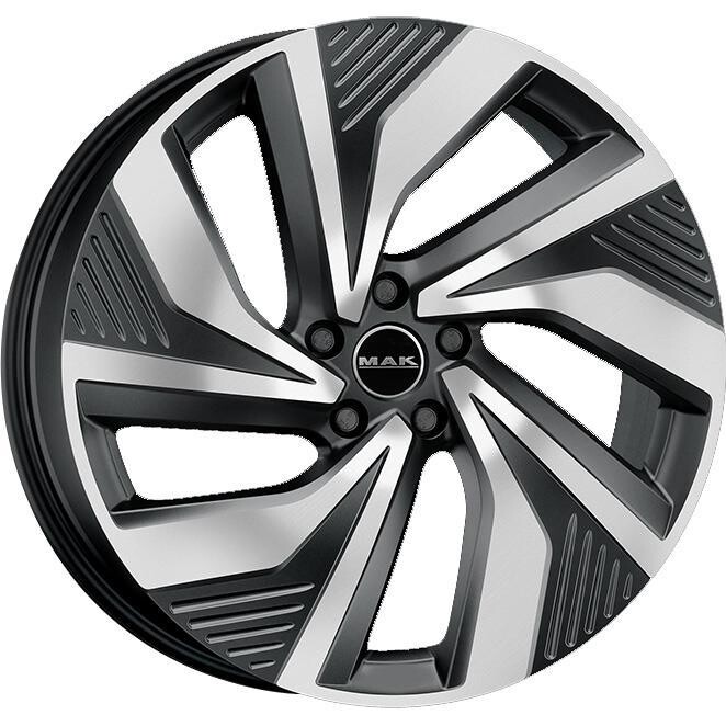 Литой диск MAK Electra черный зеркало 7.5x20" 5x112 ET44 центральное отверстие 57.1