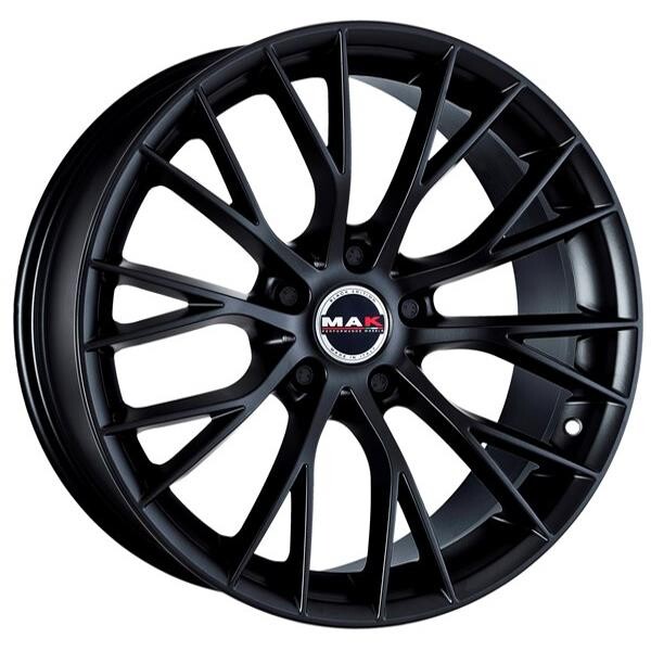 Alloy Wheel MAK Munchen Matt Black 8x18" 5x120 ET34 middle hole 72.6