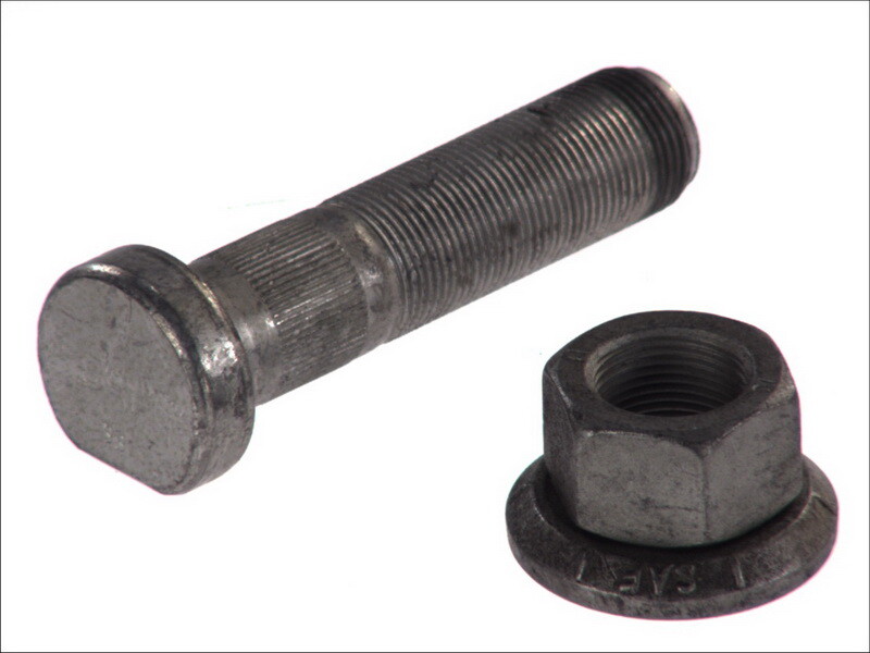 Wheel bolt M22x1,5 x93/104mm (thread length 53mm, Phosphate conversion coated) fits: SAF EU, IERDZW, KRS, KRZ, KRZP, RLSM, RSM, RZM, RZMP, S, SK, SKRLS, SKRLZ, SKRS, SKRSP, SKRZ, SKRZP, SKRZT