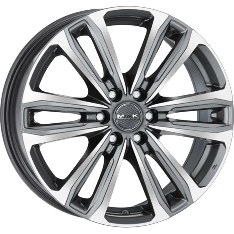 Литой диск MAK Safari 6 Gun метал-зеркало Face 7.5x17" 6x139.7 ET48 центральное отверстие 92.3