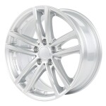 Литой диск Alutec X10 polar-silver, 17x7.5 5x112 ET27 центральное отверстие 66