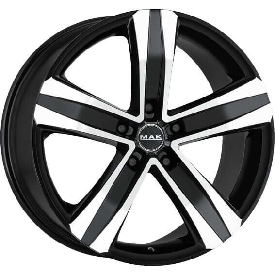 Alloy Wheel MAK Stone 5 Black Mirror 7.5x18" 5x127 ET38 middle hole 71.6