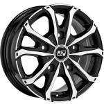 Alloy Wheel MSW 48 Van Black Polished, 16x6.5 5x160 ET60 middle hole 65