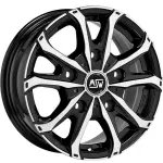 Valuvelg MSW 48 Van must poleeritud, 17x7.0 ET Keskava 65