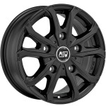 Valuvelg MSW 48 Van Matt must 16x6.5 5x160 ET60 Keskava 65