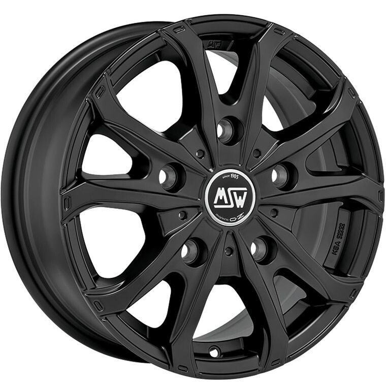 Alloy Wheel MSW 48 Van Matt Black, x0.0 ET middle hole
