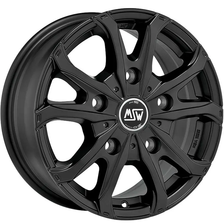 Alloy Wheel MSW 48 Van Matt Black, x0.0 ET middle hole