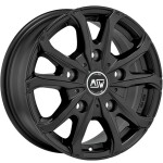 Valuvelg MSW 48 Van Matt must 16x6.5 5x130 ET55 Keskava 89