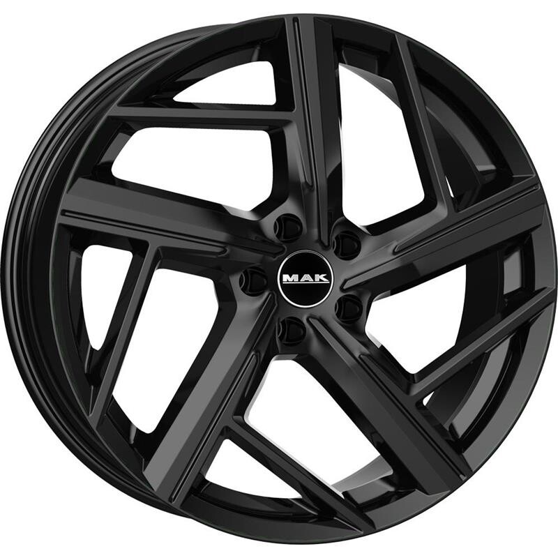 Alloy Wheel MAK Qvattro Gloss Black 8,5x20 5x112 ET20 CB66,6 R14 910 kg F8520QVGB20WS1X, x0.9 5x112 ET20 middle hole 66.6