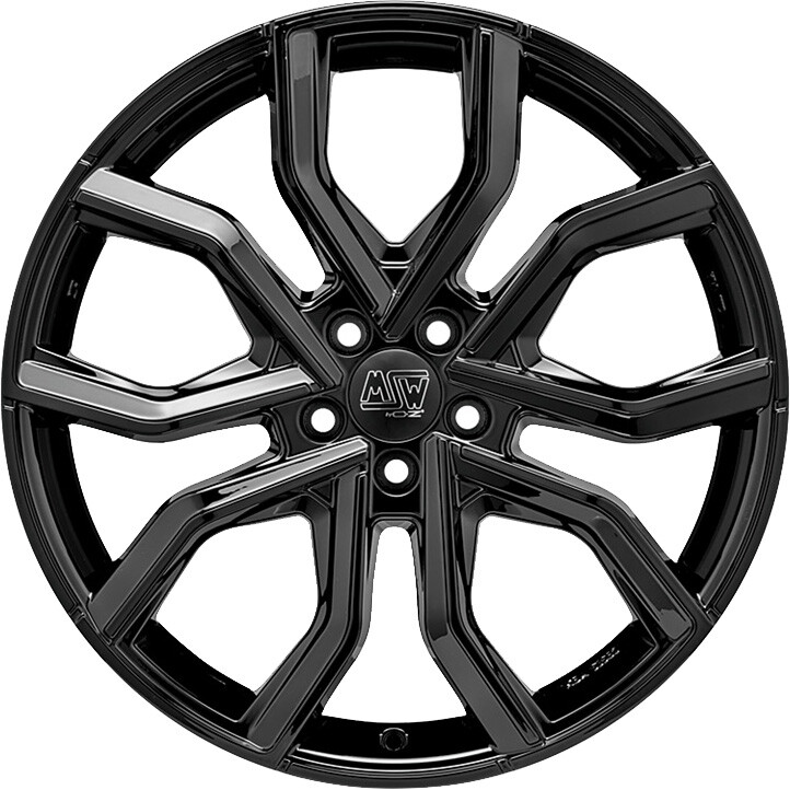 Литой диск MSW 41 Gloss черный, x0.0 ET центральное отверстие