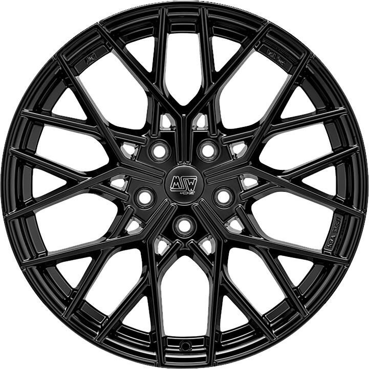 Литой диск MSW 74 Gloss черный, x0.0 ET центральное отверстие