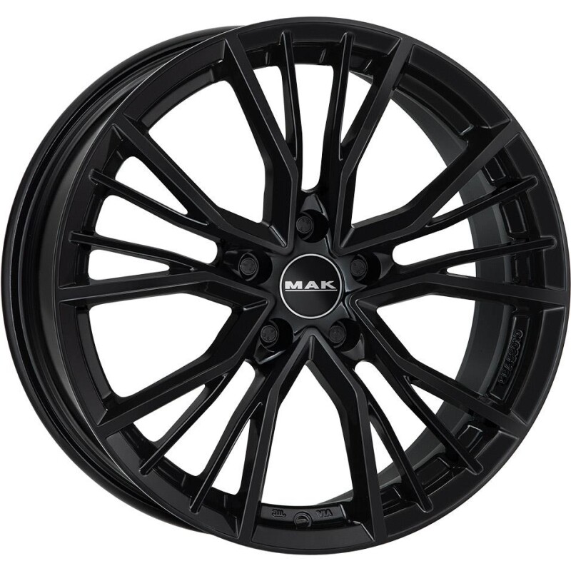 Alloy Wheel MAK Union Gloss Black 10x22" 5x112 ET26 middle hole 66.6