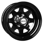 steel wheel Dotz Dakar dark, 15x7.0 5x139.7 ET-12 middle hole 10