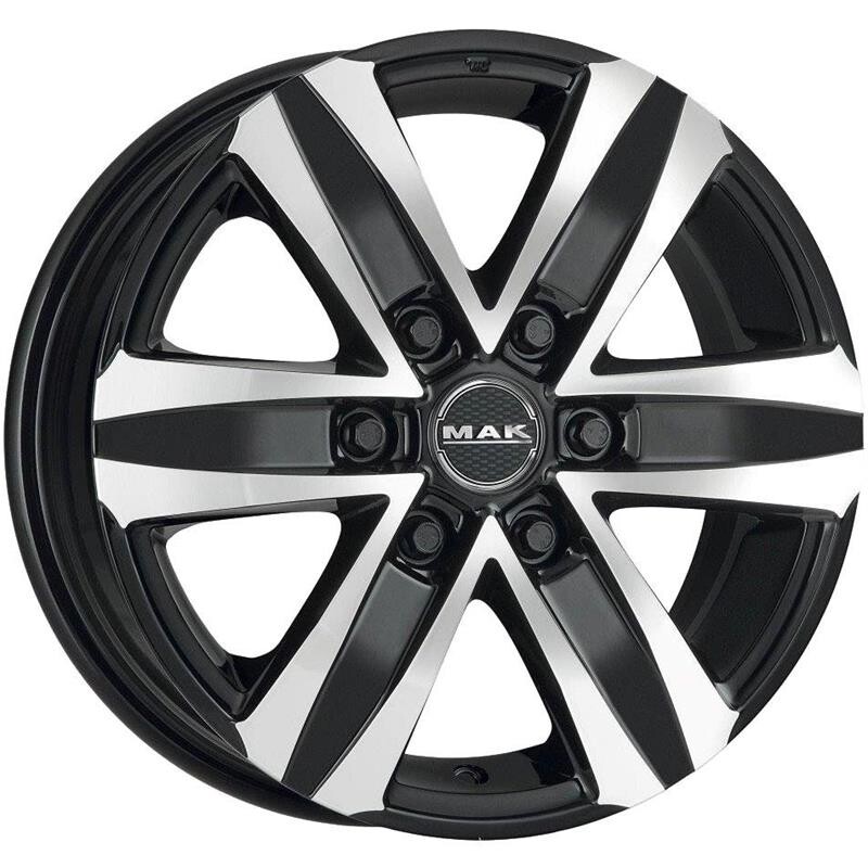 Литой диск MAK Stone6 черный зеркало 8,5x20 6x139,7 ET20 CB106,0 Flat 1215 kg F85206TBM20VH2X, x0.9 6x139,7 ET20 центральное отверстие 106