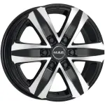 Alloy Wheel MAK Stone6 Black Mirror 8,5x20 6x139,7 ET20 CB106,0 Flat 1215 kg F85206TBM20VH2X, x0.9 6x139,7 ET20 middle hole 106