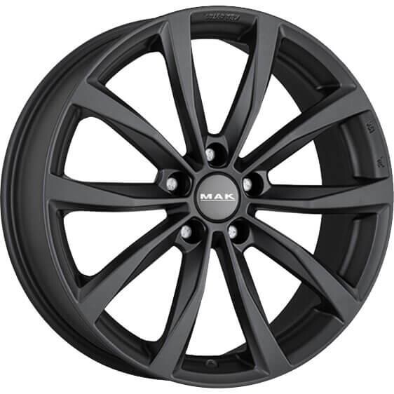 Alloy Wheel MAK Wolf Gloss Black 8x20" 5x112 ET41 middle hole 57.1